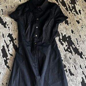 Theory Charcoal Button-Up Shirt